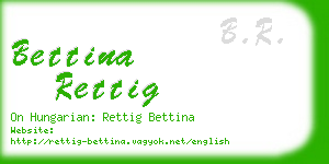 bettina rettig business card